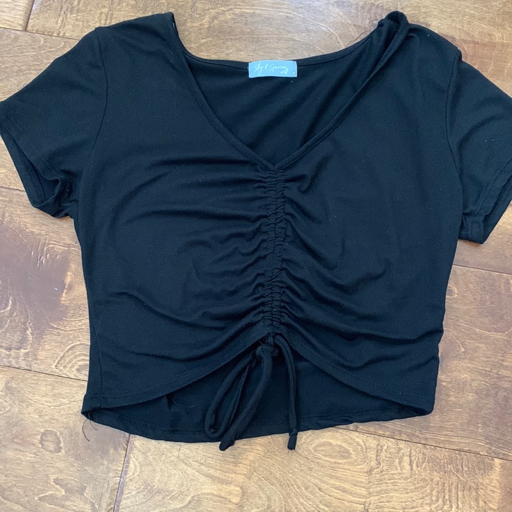 Bundle !! Sky and Sparrow Tie in front v neck tops